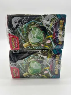 Lot (2) Pokemon Scarlet & Violet Twilight Masquerade Booster Box Factory Sealed - Image 3