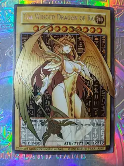 3 Cards Yu Gi Oh Full Art Egyptian Gods Osiris Slifer Obelisk Ra Oil Holo - Image 3