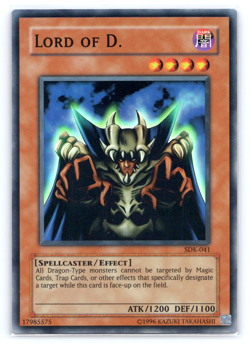 Lord of D. - SDK-041 - Super Rare - Yugioh - Image 1