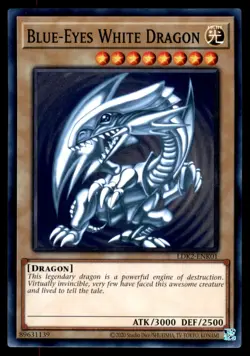 *** BLUE-EYES WHITE DRAGON *** (ORIGINAL ART SDK) MINT CLASSIC LDK2-ENK01 YUGIOH - Image 1
