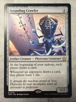 Scrawling Crawler #132 (NM) Foundations FDN Magic MTG - Image 1