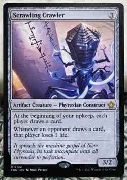 MTG Scrawling Crawler - Foundations FDN #132 (Construct) Regular - Image 1