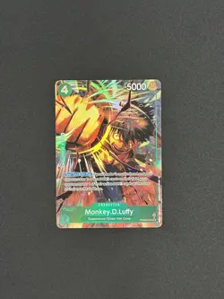 Monkey.D.Luffy PRB02-005 SR Foil Alt Art English NM One Piece CCG - Image 1