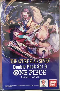 One Piece TCG Double Pack Set 9 The Azure Sea's Seven New Sealed - Image 1