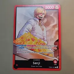 Sanji - PRB01-001 - Leader - One Piece Premium Booster The Best - PRB-01 TCG CCG - Image 1