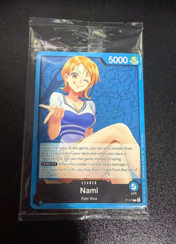 One Piece TCG! Nami P-117 Go All The Way To The Top Promo NM ENGLISH SEALED PACK - Image 2