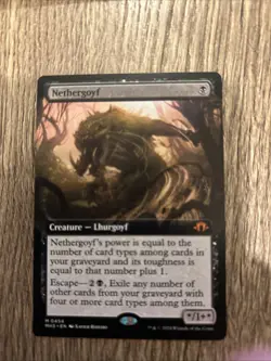 MTG Nethergoyf (Extended Art) Modern Horizons 3 Regular MH3 Magic The Gathering - Image 1