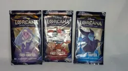 Disney Lorcana TCG: The First Chapter Booster Packs 3 Packs Art Set Sealed 4050368981721 - Image 1
