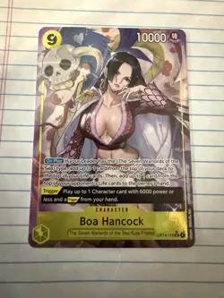 Boa Hancock (Alt Art) OP14-112 SR The Azure Sea’s Seven English One Piece TCG NM - Image 1