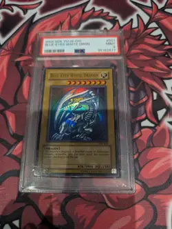 Yu-Gi-Oh! Blue-Eyes White Dragon 2002 SDK-001 PSA 9 - Image 1