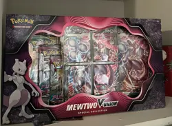Pokemon Mewtwo V-Union Sealed Box 4 TCG Packs with Evolving Skies - Image 1