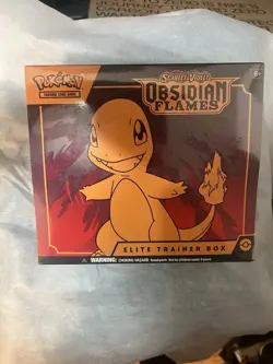 Pokemon: Scarlet & Violet 3: Obsidian Flames Elite Trainer Box - 9 Packs 820650853913 - Image 1