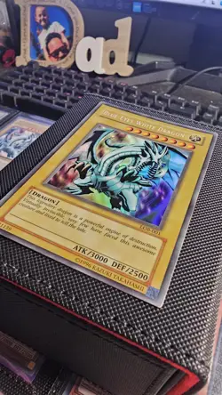 Yu-Gi-Oh! TCG Blue-Eyes White Dragon Legend of Blue Eyes White Dragon LOB-001... - Image 2