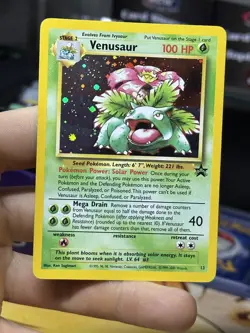 Venusaur 13 Black Star Promo 2000 Gameboy WOTC Holo Rare Pokemon Card TCG - Image 3