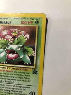 Pokemon TCG Venusaur 13/53 Wotc Black Star Promo Holo Card 1999 English - Image 2
