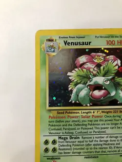Pokemon TCG Venusaur 13/53 Wotc Black Star Promo Holo Card 1999 English - Image 3
