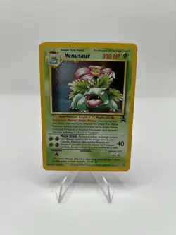 Pokemon TCG Venusaur #13 Wotc Black Star Promo Swirl Holo: LP+ - Image 1