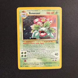 Pokemon TCG Venusaur Holo Card 13/53 WOTC Promo Vintage 1999 Black Star - Image 1