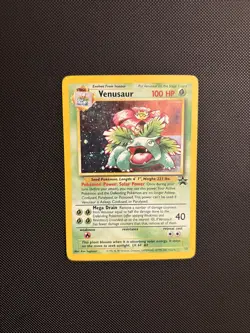 Pokemon TCG Venusaur Holo Card 13/53 WOTC Promo Vintage 1999 Black Star - Image 3
