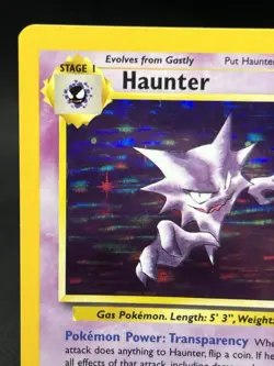 Pokemon TCG Fossil Haunter Holo Rare 6/62 LP+ Vintage WOTC - Image 2