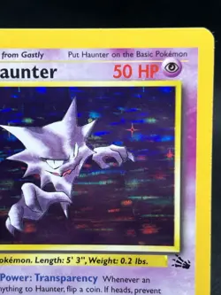 Pokemon TCG Fossil Haunter Holo Rare 6/62 LP+ Vintage WOTC - Image 3