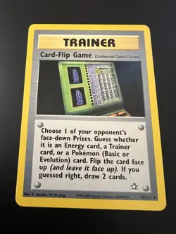Card-Flip Game 92/111 Neo Genesis Unlimited 2000 Pokemon Card Uncommon NM - Image 1
