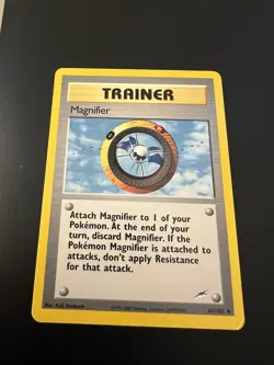 Magnifier 101/105 Neo Destiny Unlimited 2002 Pokemon Card Uncommon MP - Image 1
