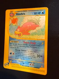 Pokemon Card TCG Slowbro 33/147 Aquapolis Vintage Vtg English WOTC Rare Pokemon - Image 5