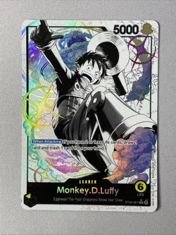 One Piece TCG - ST29-001 Alt Art Leader Card - Monkey.D.Luffy - Image 1
