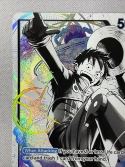 One Piece TCG - ST29-001 Alt Art Leader Card - Monkey.D.Luffy - Image 2