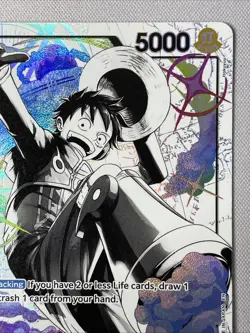 One Piece TCG - ST29-001 Alt Art Leader Card - Monkey.D.Luffy - Image 3