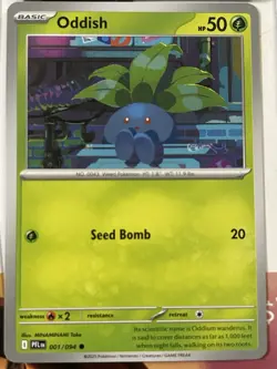 Pokemon TCG Oddish Lot of 4 Includes 2 Vintage Cards! Near Mint Condition - Image 5