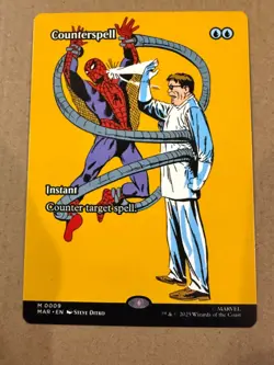 Counterspell 0009 (Borderless) Marvel Universe Eternal-Legal MTG Regular - Image 1