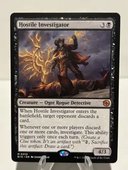 Hostile Investigator 10 M Outlaws of Thunder Junction: The Big Score NM MTG - Image 1