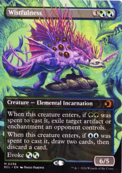 MTG Wistfulness (Borderless) Lorwyn Eclipsed Regular - Image 1