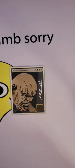 MTG ALTER: Beseech the Mirror, by Mr. Forest. Full art alter - Image 1