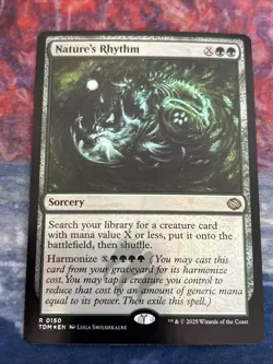 Nature's Rhythm Tarkir: Dragonstorm Foil NM-M Unplayed MTG - Image 1