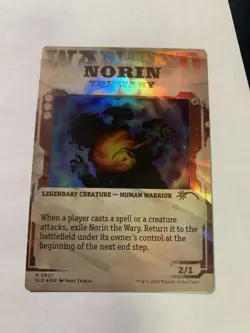 MTG - Secret Lair - Norin The Wary - Rainbow FOIL - Image 2