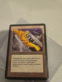 Black Vise (Beta Edition) Magic the Gathering MTG Card - Image 1
