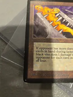 Black Vise (Beta Edition) Magic the Gathering MTG Card - Image 3