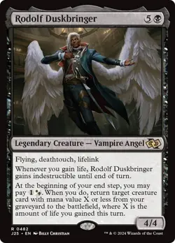 Rodolf Duskbringer - Foundations J25 - Rare - MTG Magic Pack fresh - Image 1