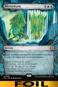 Mirrorform ** FOIL SHOWCASE ** #308 - Lorwyn Eclipsed - NM MTG - Image 1
