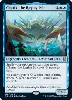x1 Charix, the Raging Isle R MTG Zendikar Rising M/NM, English - Image 1