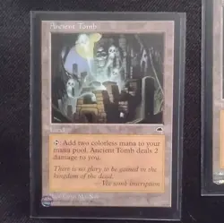 Magic The Gathering Ancient Tomb x4 Land English Regular Colin MacNeil - Image 2