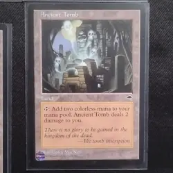 Magic The Gathering Ancient Tomb x4 Land English Regular Colin MacNeil - Image 3