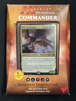 MTG Sealed Commander 2017 Draconic Domination Deck -DAMAGED PACKAGING- - Image 1