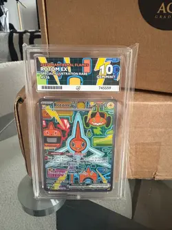 Pokemon TCG Rotom EX 126/094 SIR Phantasmal Flames Ace 10 Perfect Subgrades - Image 1