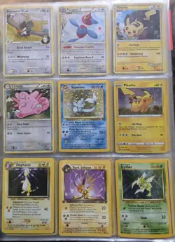 Vintage Pokemon Cards Holo Collection Lot WOTC, Aquapolis, Base Set, 1st Ed - Image 1