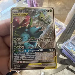 Pokemon TCG Celebi & Venusaur GX SM167 Promo Tag Team Minty - Image 1