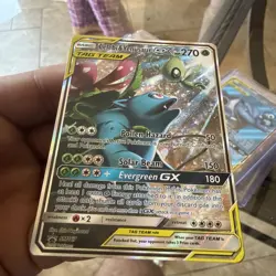 Pokemon TCG Celebi & Venusaur GX SM167 Promo Tag Team Minty - Image 3